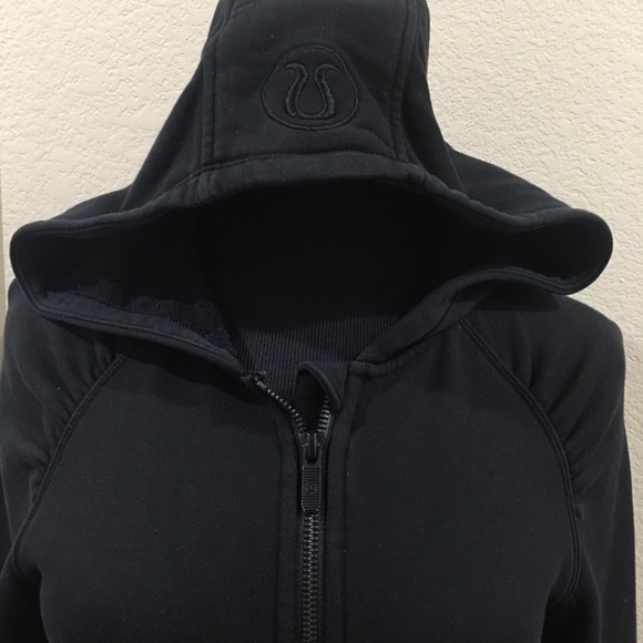 lululemon athletica Jackets & Blazers - Lululemon hooded jacket size 4 charcoal black